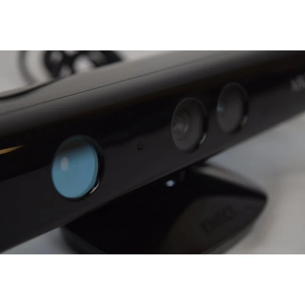 XBOX 360 Microsoft Kinect Sensor Bar Only Black 1414 Wired Motion Sensor Camera